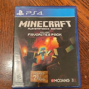 Minecraft ps4 game